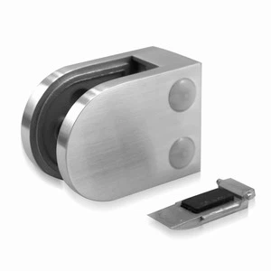 बिग डी आकार कांच पैनल क्लैंप